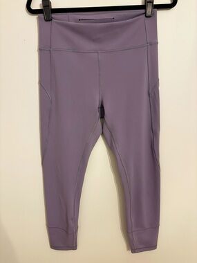 Lululemon In Movement 25” Leggings in Purple Quartz Size 10